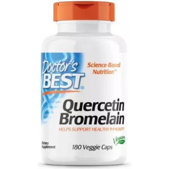 Doctor's Best Quercetin Bromelain 180 Veggie Capsules