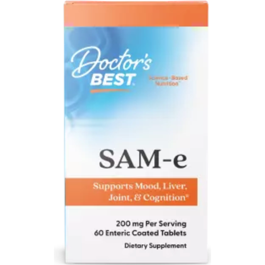Doctor's Best SAM-e 200 mg 60 Enteric Coated Tablets