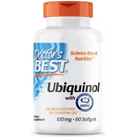 Doctor's Best Ubiquinol with Kaneka 100mg 60 Softgels