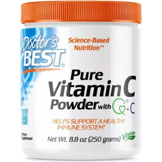 Doctor's Best Pure Vitamin C Powder with Q-C 250 g