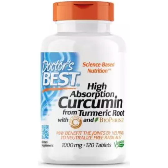 Doctor's Best Curcumin 1,000mg 120 Tablets