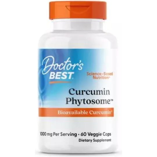 Doctor's Best Curcumin Phytosome 500mg 60 Veggie Capsules