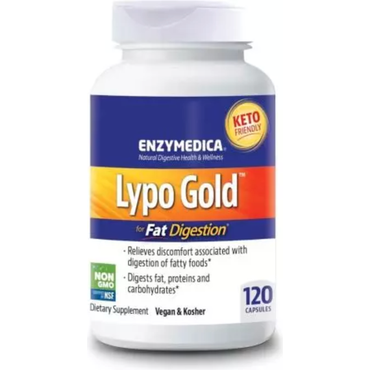Enzymedica Lypo Gold 120 Capsules