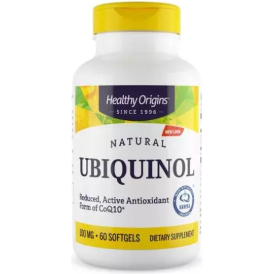 Healthy Origins Ubiquinol 100mg 60 Softgels