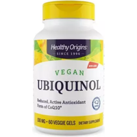 Healthy Origins Ubiquinol 100mg 60 Vegan Softgels