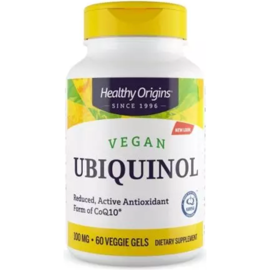 Healthy Origins Ubiquinol 100mg 60 Vegan Softgels