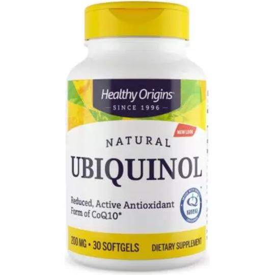 Healthy Origins Ubiquinol 200mg 30 Softgels