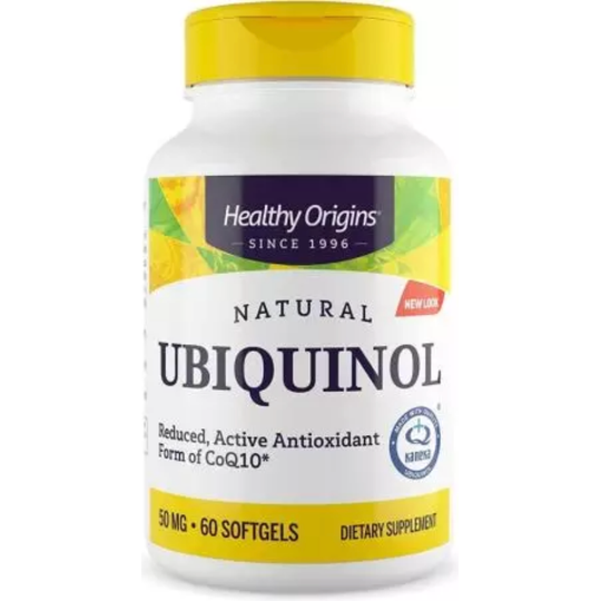 Healthy Origins Ubiquinol 50mg 60 Softgels