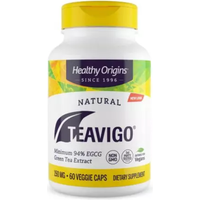 Healthy Origins Teavigo 150mg, Green Tea Extract 60 Veggie Capsules