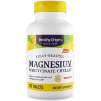 Healthy Origins Magnesium Bisglycinate Chelate 120 Tablets