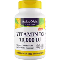 Vitamin D3 Healthy Origins 10,000iu 120 Softgels