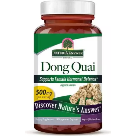 Nature's Answer Dong Quai Root 500mg 90 Vegetarian Capsules