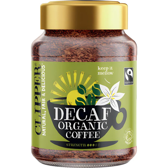 Clipper Fairtrade Organic Decaf Coffee 100g