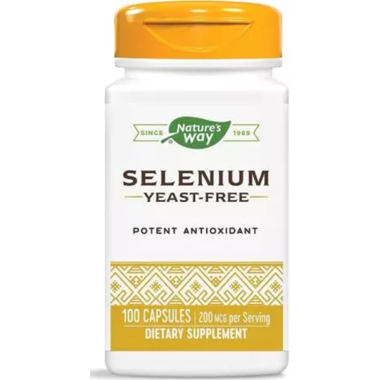 Nature's Way Selenium (Yeast-Free) 200mcg 100 Capsules