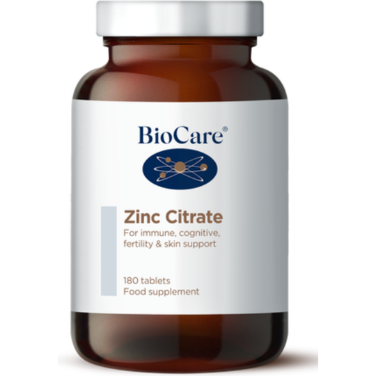 BioCare Zinc Citrate 180 Tablets