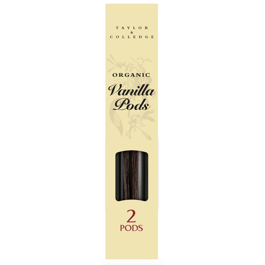 Taylor & Colledge 2 Organic Vanilla Pods