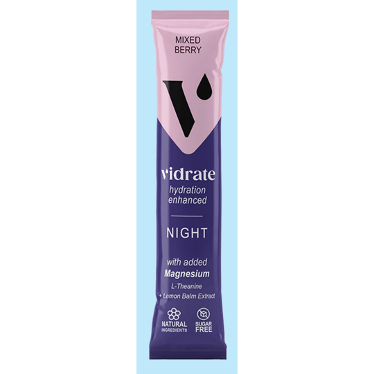 ViDrate Night Time Hydration Sachets Mixed Berry X 10