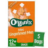 Organix Mini Gingerbread Men Organic Biscuits 5 x 20g