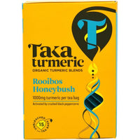 Taka Turmeric Organic Rooibos & Honeybush 15 Plastic Free Tea Bags
