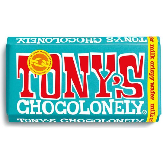 Tony's Chocolonely Milk Crispy Wafer 32% 180g