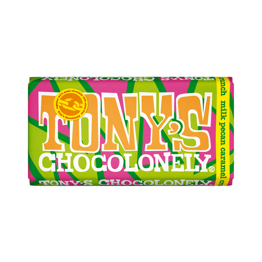 Tony's Chocolonely Milk Pecan Caramel Crunch 32% 180g