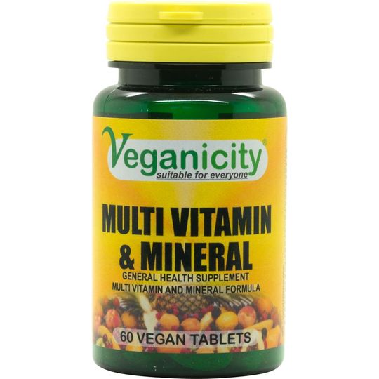 Veganicity Multi Vitamin & Mineral 60 Vegan Tablets