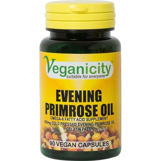 Veganicity Evening Primrose Oil 500mg 90 Vegan Capsules