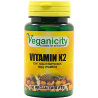 Veganicity Vitamin K2 (MK-7) 100µg 60 Vegan Tablets