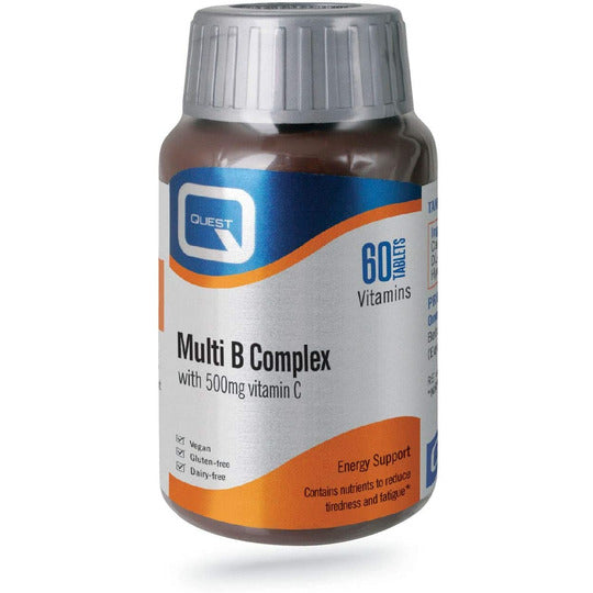 Quest Multi B Complex & Vitamin C 500mg 60 Tablets