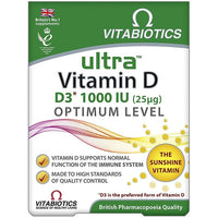 Vitabiotics Ultra Vitamin D3 1000iu 96 Tablets