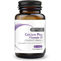 Vega Calcium Plus Vitamin D Combined Formula 60 Tablets