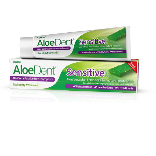 AloeDent Sensitive fluoride free toothpaste 100ml