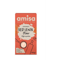 Amisa Organic Gluten Free Red Lentil Flour 400g
