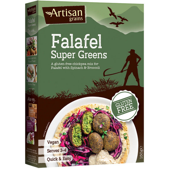 Artisan Grains Supergreens Falafel Mix Gluten Free, Vegan 150g