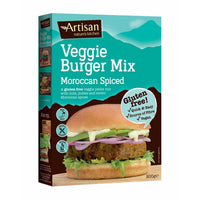 Artisan Veggie Burger Mix Moroccan Spiced 200g