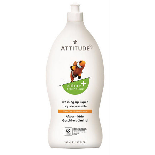 Attitude Washing Up Liquid Citrus Zest 700ml