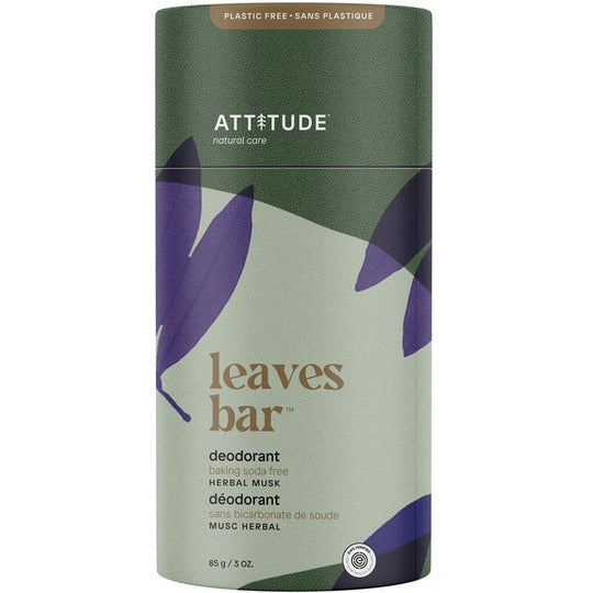 Attitude Leaves Bar Deodorant - Herbal 85g