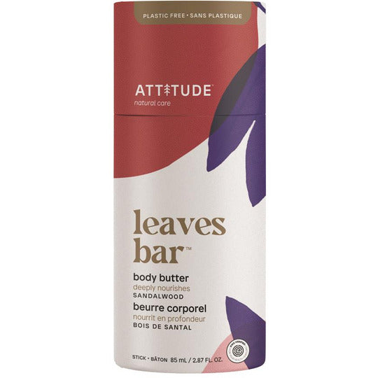 Attitude Leaves Bar Body Butter - Sandalwood 85ml