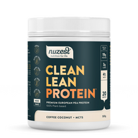 Nuzest Clean Lean Protein Functional Flavours 500g Coffee Coconut & MCTs