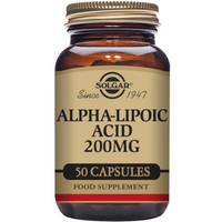 Solgar Alpha-Lipoic Acid 200 mg Vegetable Capsules - Pack of 50