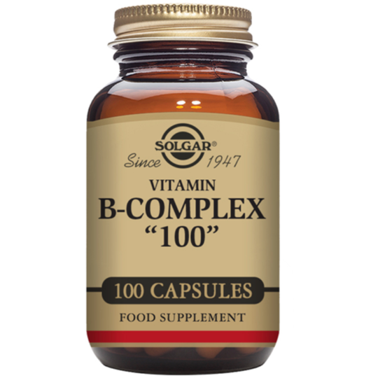 Solgar Vitamin B-Complex "100" Extra High Potency 50 Vegetable Capsules