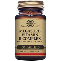 Solgar Megasorb Vitamin B-Complex High Potency 50 Tablets