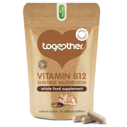 Together Organic Mushroom B12 Food Supplement 30 Capsules