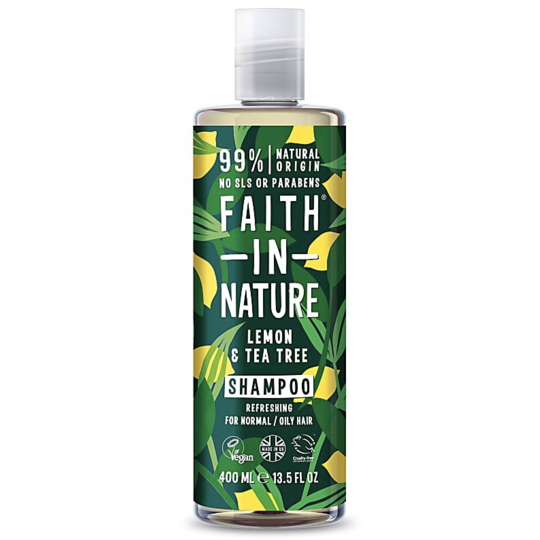 Faith In Nature Lemon and Tea Tree Shampoo 400ml
