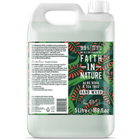 Faith In Nature Aloe Vera and Tea Tree Hand Wash - 5L