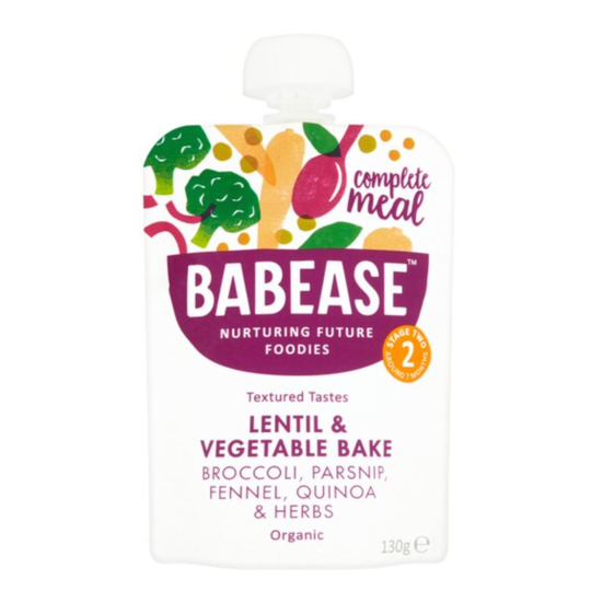 Babease Organic Lentil & Vegetable Bake 7m+ 130g