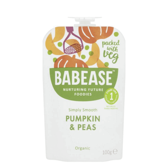 Babease Pumpkin & Peas - Organic 100g