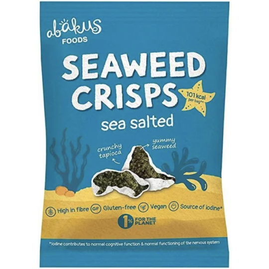 Abakus Seaweed Crisps - Lightly Salted 18g