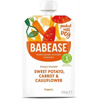 Babease Sweet Potato Carrot & Cauliflower - Organic 100g