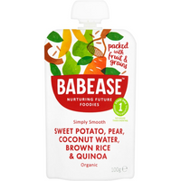 Babease Sweet Potato, Pear & Coconut Water - Organic 100g
